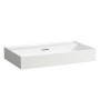 LAUFEN Kartell Waschtisch 80 x 46 cm, ohne Hahnloch, mit Überlauf