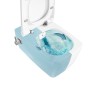 VitrA Aquacare Metropole WC-Set mit Bidetfunktion, spülrandlos, mit integrierter Armatur, inkl. Sitz
