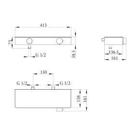 Villeroy & Boch Infinity Showers Duschthermostat