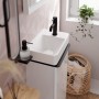 hansgrohe Tecturis S Standventil 80 mit Hebelgriff für Kaltwasser oder vorgemischtes Wasser ohne Ablaufgarnitur