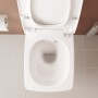 VitrA Aquacare Metropole WC-Set mit Bidetfunktion, spülrandlos, mit integrierter Armatur, inkl. Sitz