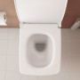 VitrA Aquacare Metropole WC-Set mit Bidetfunktion, spülrandlos, mit integrierter Armatur, inkl. Sitz
