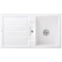 Villeroy & Boch Flavia 50 Einbauspüle, Ablaufgarnitur mit Handbetätigung, reversibel