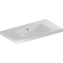 Geberit iCon Light Waschtisch 90 cm mit Ablagefläche, ohne Hahnloch, mit Überlauf