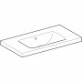 Geberit iCon Light Waschtisch 90 cm mit Ablagefläche, ohne Hahnloch, mit Überlauf