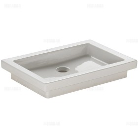 Duravit 2nd floor Einbauwaschtisch 58 cm, ohne Hahnloch, Einbau von oben
