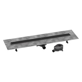 hansgrohe RainDrain Go Komplettset Duschrinne 1000 rückseitig befliesbar für Standard-/flache Installation