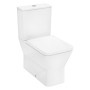 hansgrohe EluPura Original Q Stand WC Set 640 mit horizontalem Abgang AquaChannel Flush mit aufgesetztem Spülkasten und WC-Sitz