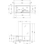 Duravit Shower & Bath Dusch-Badewanne Ecke rechts 170 x 75 cm