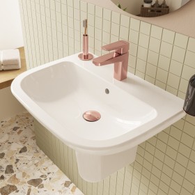 VitrA S20 Waschtisch 60 cm, 1 Hahnloch mittig und Überlauf
