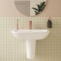VitrA S20 Waschtisch 60 cm, 1 Hahnloch mittig und Überlauf