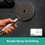 hansgrohe Pulsify Select S Brausesystem 105 3 Strahlarten Relaxation wassersparend, mit Ecostat Element und Duschstange 90 cm