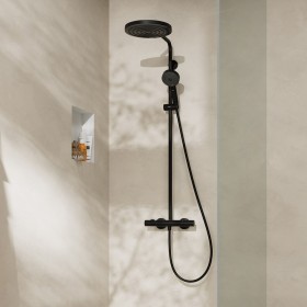 hansgrohe Pulsify S Puro Duschsystem 260 1 Strahlart wassersparend, mit Ecostat Fine und Duschkopf 3 Strahlarten