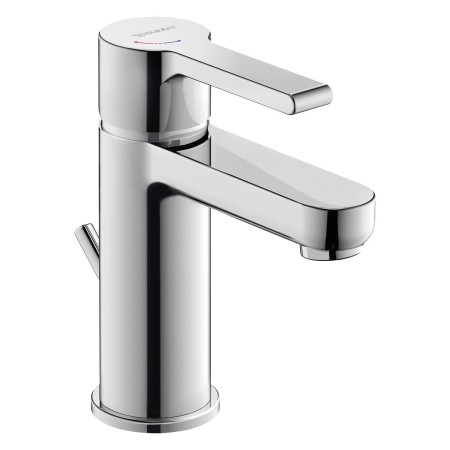 Duravit B.2 Einhebel-Waschtischmischer S FreshStart und MinusFlow, mit Zugstangen-Ablaufgarnitur
