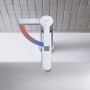Duravit B.2 Einhebel-Waschtischmischer S FreshStart und MinusFlow, mit Zugstangen-Ablaufgarnitur