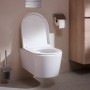hansgrohe EluPura S Wand WC 540 spülrandlos, mit AquaHelix Flush und  HygieneEffect