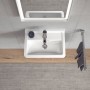 Duravit Starck 3 Handwaschbecken 45 cm mit 1 Hahnloch