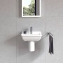Duravit Starck 3 Handwaschbecken 45 cm mit 1 Hahnloch
