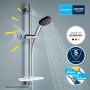 GROHE Vitalio Start 110 Brausestangenset 60 cm mit 2 Strahlarten, Duschablage