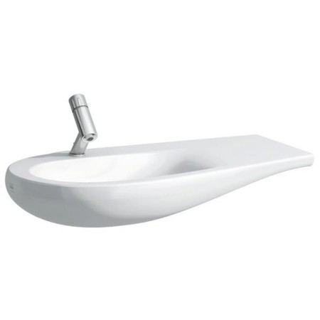 LAUFEN Alessi Waschtisch unterbaufähig 90 x 50 cm, mit Hahnloch und Ablage rechts