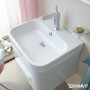 Duravit Happy D.2 Möbelwaschtisch 60 cm mit 1 Hahnloch