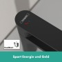 hansgrohe Rebris E Einhebel-Waschtischarmatur 80 CoolStart mit Zugstangen-Ablaufgarnitur