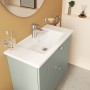 VitrA Integra Möbelwaschtisch Compact 80 cm mit Überlaufloch, 1 Hahnloch mittig