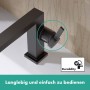 hansgrohe Tecturis E Einhebel-Waschtischarmatur 210 Fine CoolStart mit Schwenkauslauf und Push-Open Ablaufgarnitur