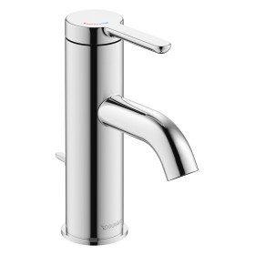 Duravit C.1 Einhebel-Waschtischmischer S FreshStart und MinusFlow, mit Zugstangen-Ablaufgarnitur