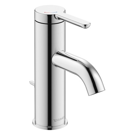 Duravit C.1 Einhebel-Waschtischmischer S FreshStart und MinusFlow, mit Zugstangen-Ablaufgarnitur