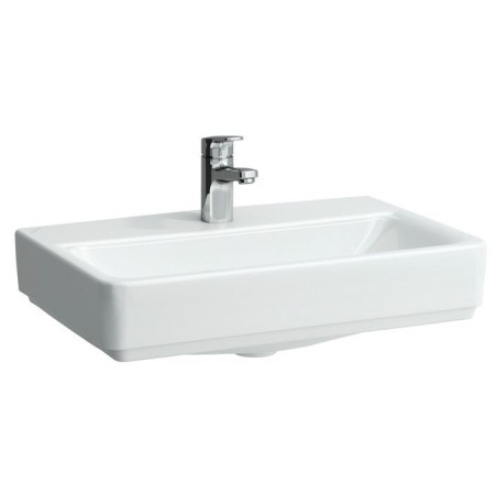 LAUFEN PRO S Compact Aufsatzwaschtisch 55 cm mit Hahnloch, ohne Überlaufloch