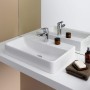 LAUFEN PRO S Compact Aufsatzwaschtisch 55 cm mit Hahnloch, ohne Überlaufloch