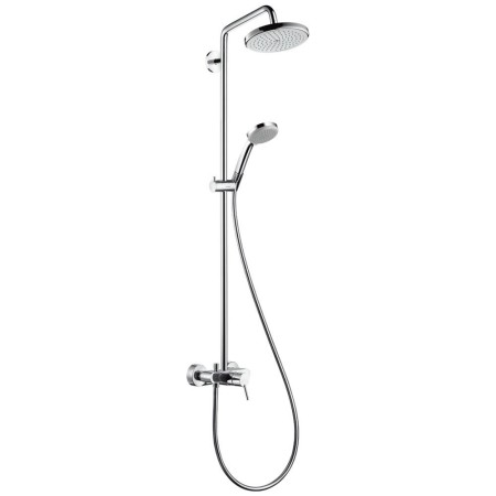 hansgrohe Croma 220 Showerpipe Einhebelmischer, Brausearm 40 cm