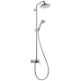 hansgrohe Croma 220 Showerpipe Einhebelmischer, Brausearm 40 cm