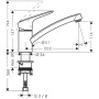 hansgrohe Logis M31 Einhebel-Küchenmischer 120, 1jet