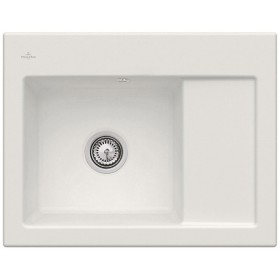 Évier encastrable Villeroy & Boch Subway 45 Compact, Bonde à commande manuelle, Cuve à gauche