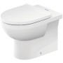 Duravit No. 1 Stand-WC, Rimless, back to Wall