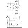 Duravit Bacino Waschtisch-Schale 42 cm