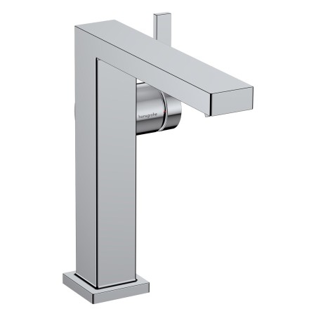 hansgrohe Tecturis E Einhebel-Waschtischarmatur 150 Fine CoolStart wassersparend+ mit Push-Open Ablaufgarnitur