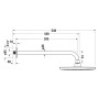 Duravit Kopfbrausenset 1jet Ø 23 cm MinusFlow