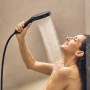hansgrohe Rainfinity Duschset 130 3 Strahlarten mit Duschstange 65 cm, EcoSmart