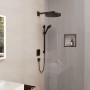 hansgrohe Rainfinity Duschset 130 3 Strahlarten mit Duschstange 65 cm, EcoSmart