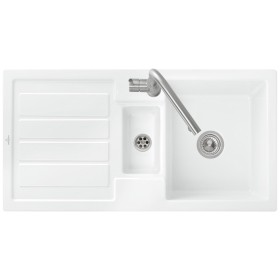 Évier encastrable Villeroy & Boch Flavia 60, bonde à commande manuelle, réversible