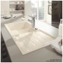 Villeroy & Boch Flavia 60 Einbauspüle, Ablaufgarnitur mit Handbetätigung, reversibel