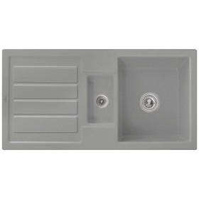 Évier encastrable Villeroy & Boch Flavia 60, bonde à commande manuelle, réversible