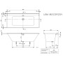 Villeroy & Boch Collaro Duo Badewanne rechteckig 180 x 80 cm