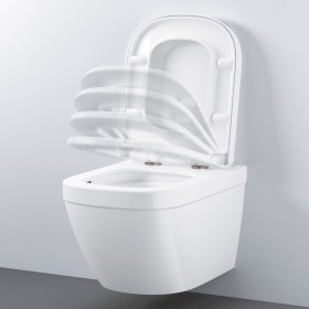 WC sospeso in ceramica GROHE Euro per cassetta di scarico incassata, senza bordo