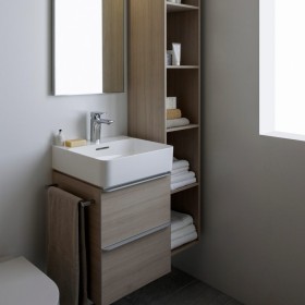 Lavabo d'appoggio LAUFEN Val 45 x 42 cm con foro rubinetto, senza troppopieno