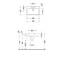 Duravit Vero Waschtisch 70 cm mit 1 Hahnloch