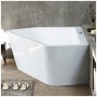 Duravit Paiova 5-Eck Badewanne links, mit Verkleidung 177 x 130 cm